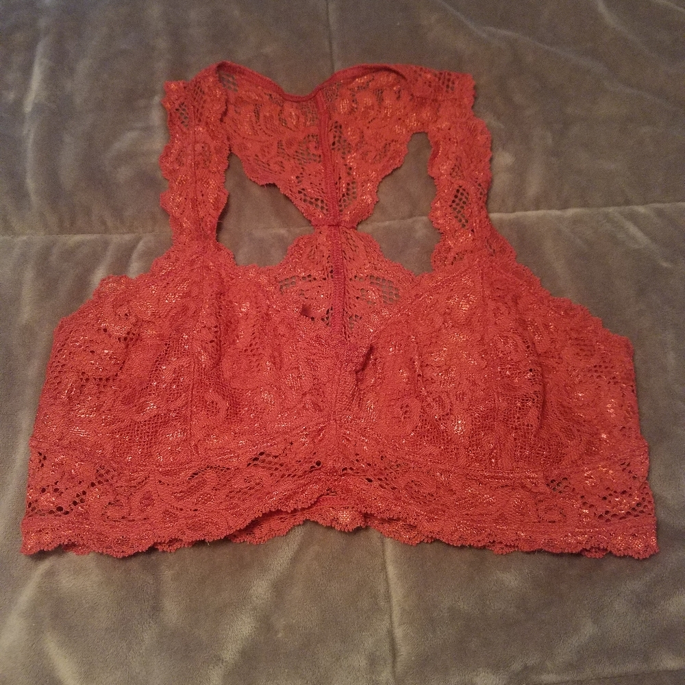 Burnt orange bralette